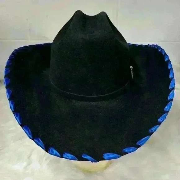 Vintage Bailey 4X Cowboy Hat Angora Blend - Picture 2 of 13